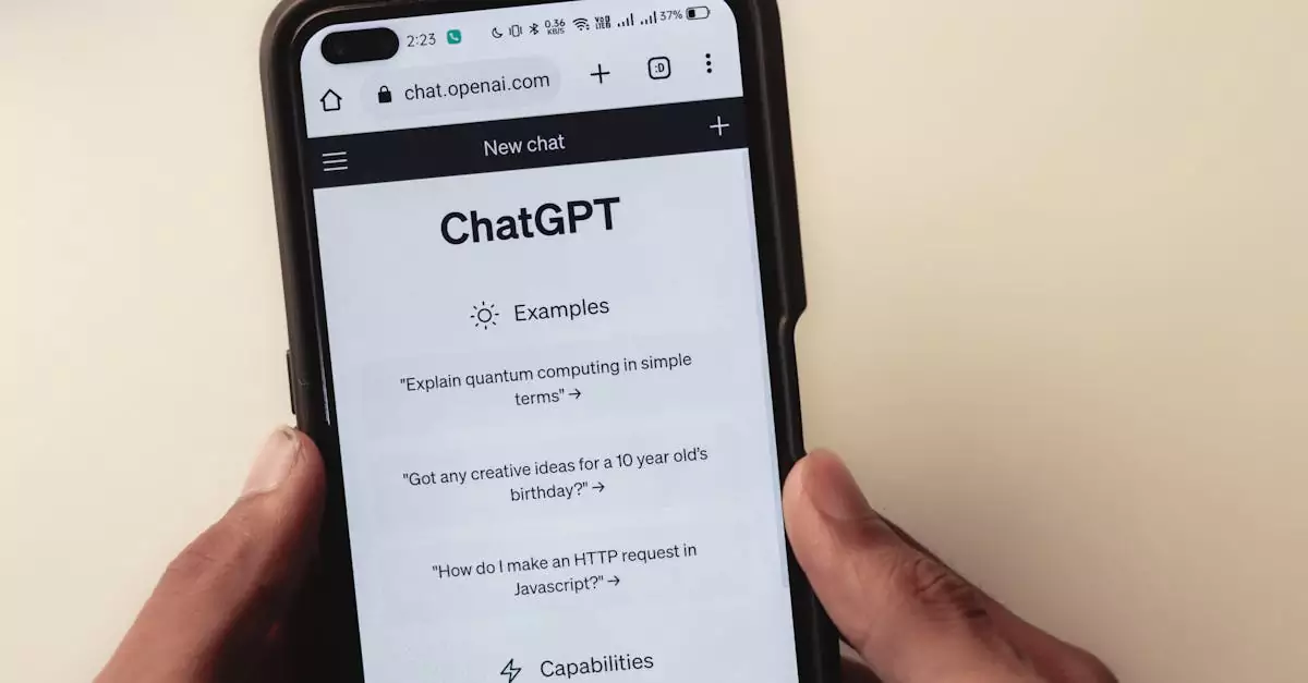 open ai chat gpt example