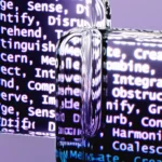 Midjourney vs Adobe Firefly: Best AI Image Generator for Non-Designers in 2026? Abstract glass surfaces reflecting digital text create a mysterious tech ambiance.